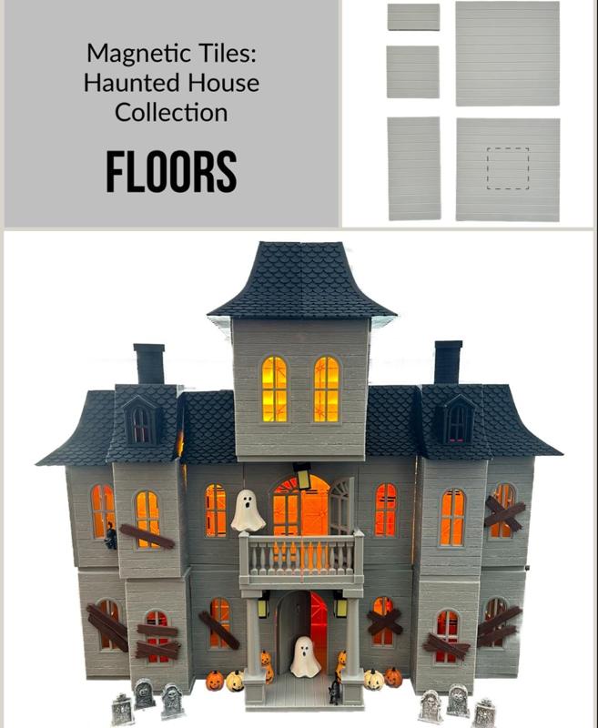 Magnetic Tile Haunted House Collection: FLOORS