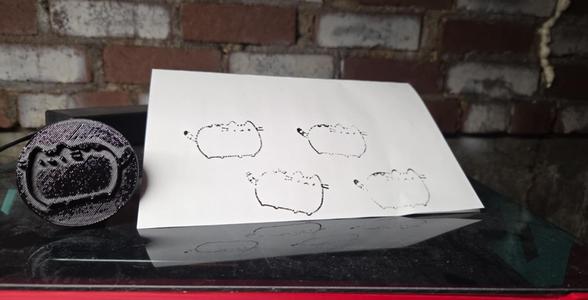 Pusheen Cat stamp