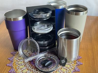 Drinkware Lid Rack Organizer - Fits YETI lids