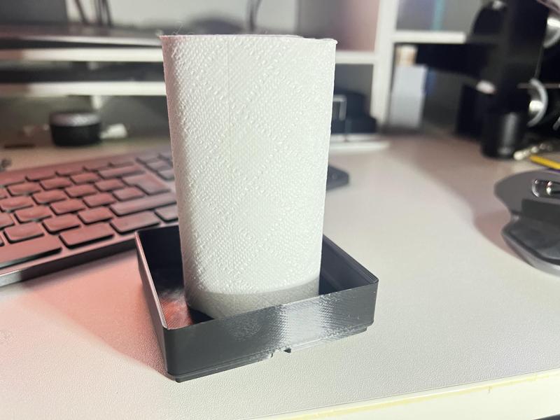 Toilet Roll Holder for Gridfinity 2x2x3