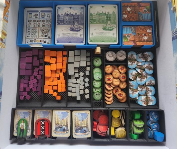 Amsterdam Board Game Insert