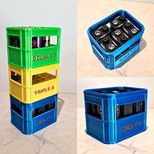 Nine V battery crate