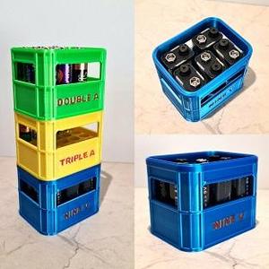 Nine V battery crate