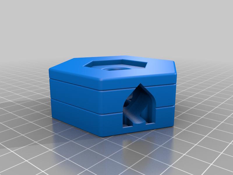 Falltrough for a marble run