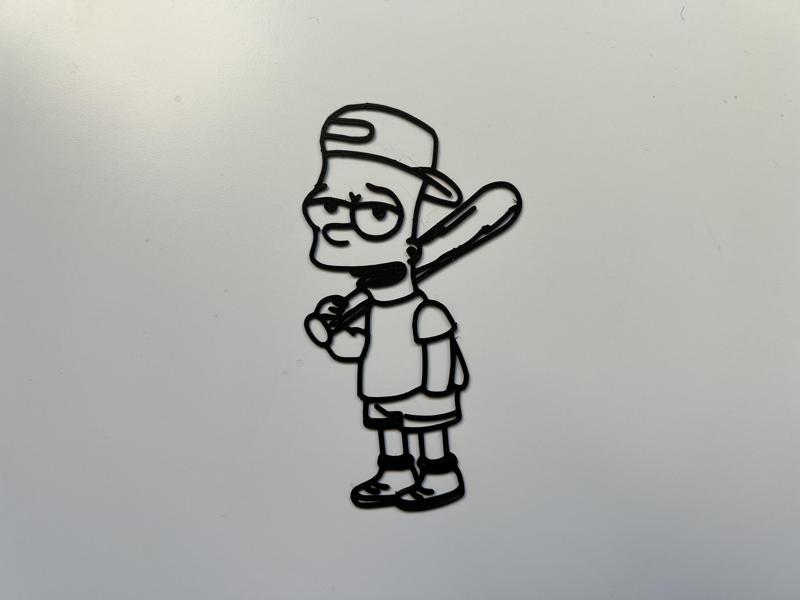 Bart Simpson Wall Art #1