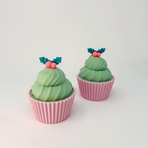 Noel Tree Cupcake Container -  Jewelry Box and Gift Holder - Day 8/12 Holiday Desserts