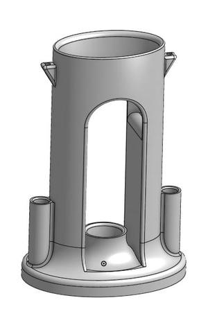 Super Glue Inverted Stand with side holder for Micro nozzles