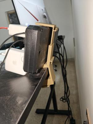 Clamp on Power strip holder