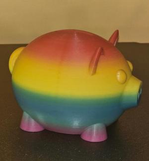 Piggy Bank Smooth With Plug