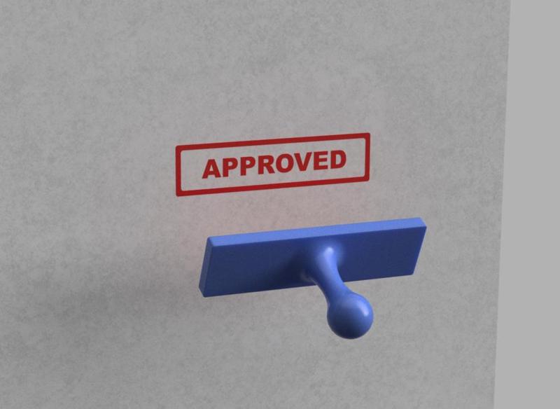 APPROVED stamp