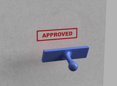 APPROVED stamp