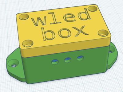 WLED Box – 3D Printed Enclosure for Wemos D1 Mini