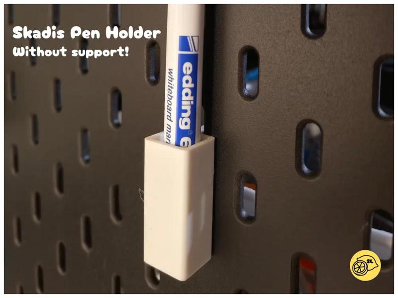 Pen/Whiteboard marker holder for skadis