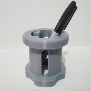 10x scale Lego Technic standard bushing with wall mount