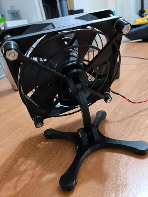 120mm fan desk stand