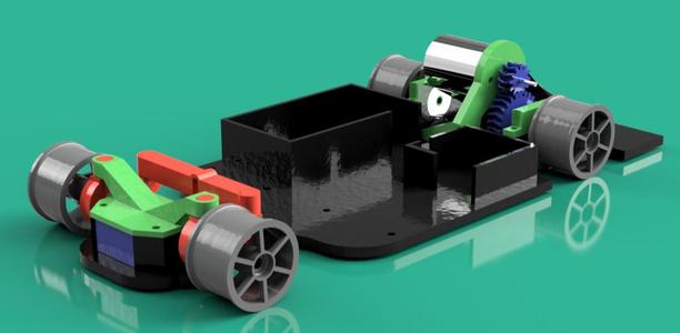 Simple R/C chassis