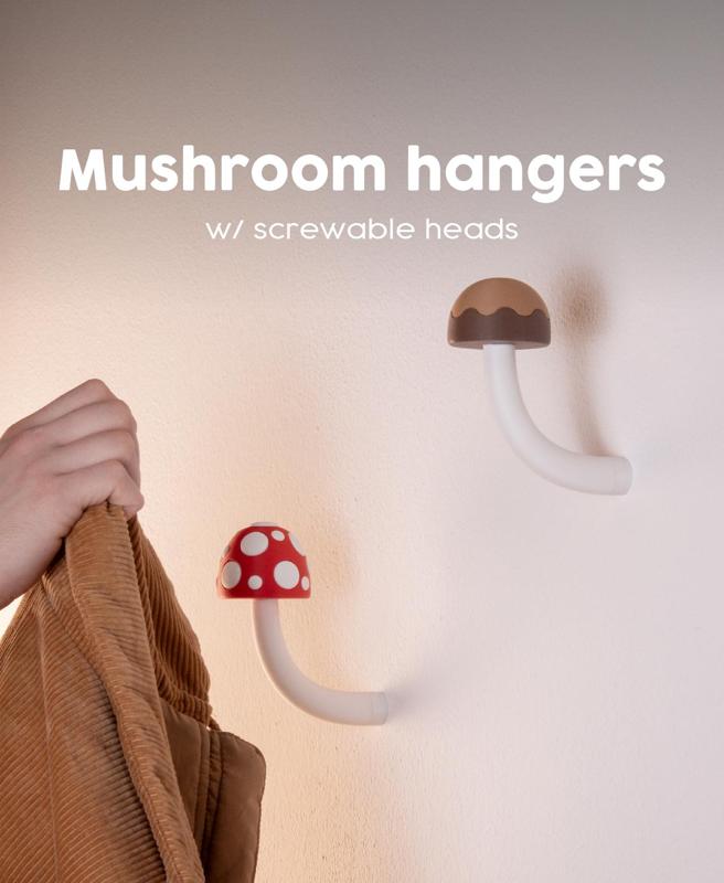 Mushroom hangers