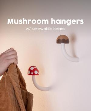 Mushroom hangers