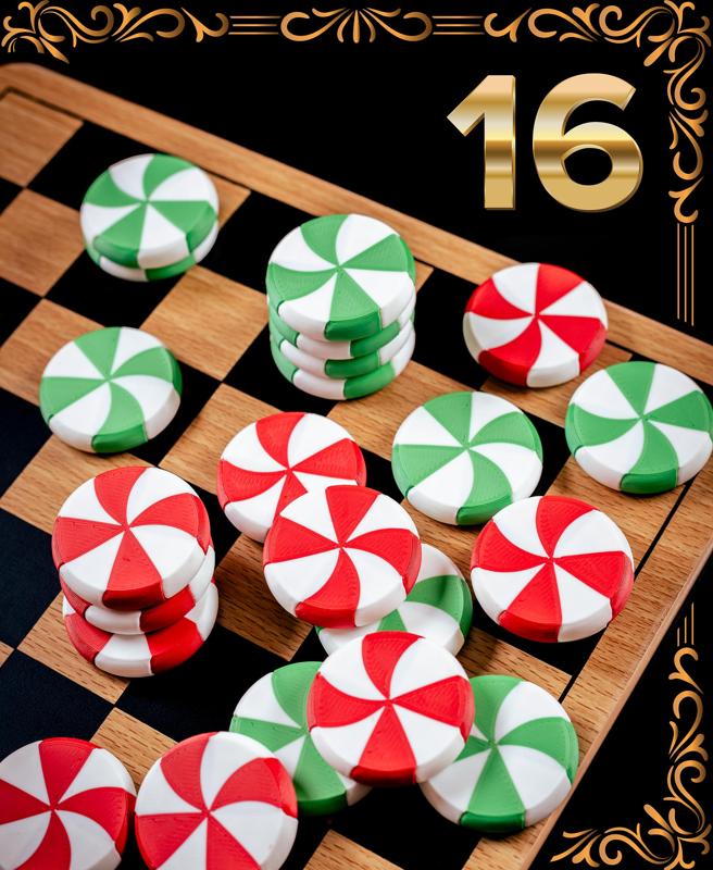 Peppermint Poker - Christmas Day 16