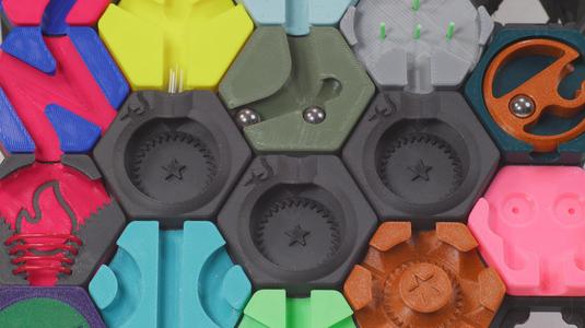 Hextraction Cartoon Bomb Tile
