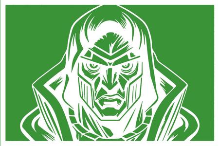 Dr doom stencil 4