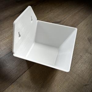 Hexagonal Wall Mounted Bird Bath