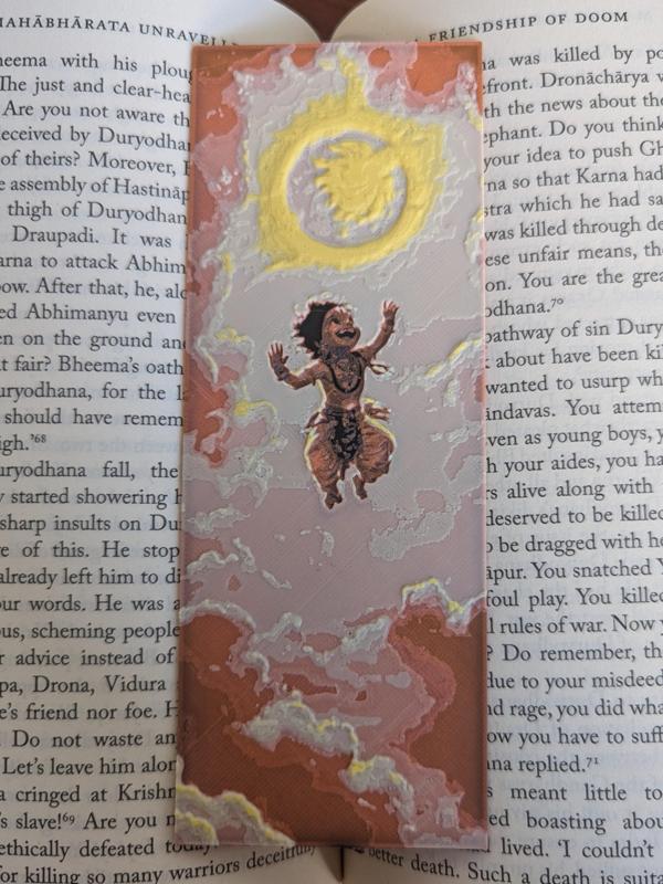 Hanuman chasing the Sun