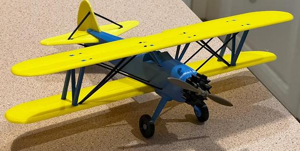 B75 Biplane card kit model 
