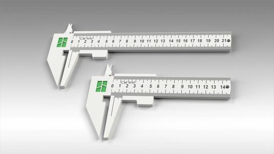 Vernier Caliper Ruler - Two Lengths