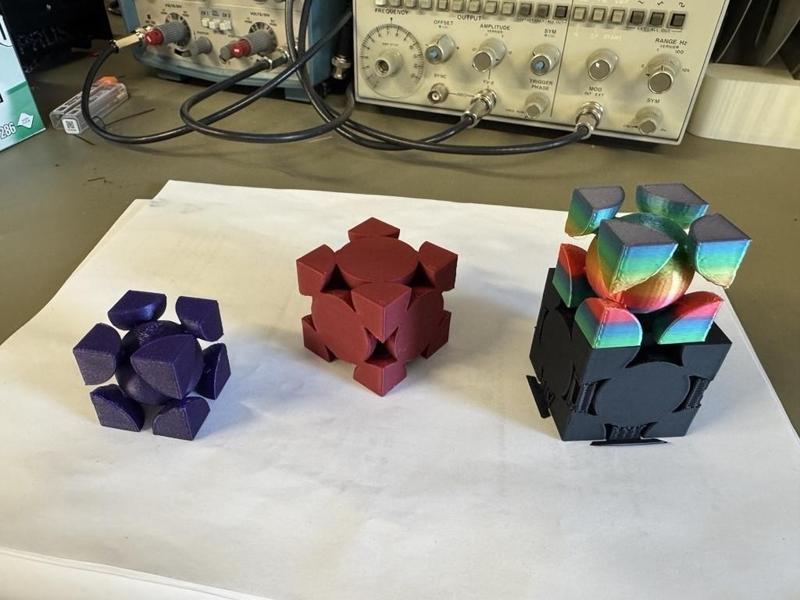 FCC and BCC Crystal Structure Prints and Fusion Models