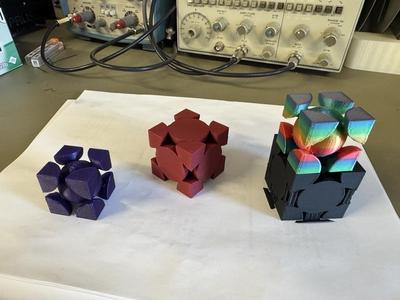 FCC and BCC Crystal Structure Prints and Fusion Models