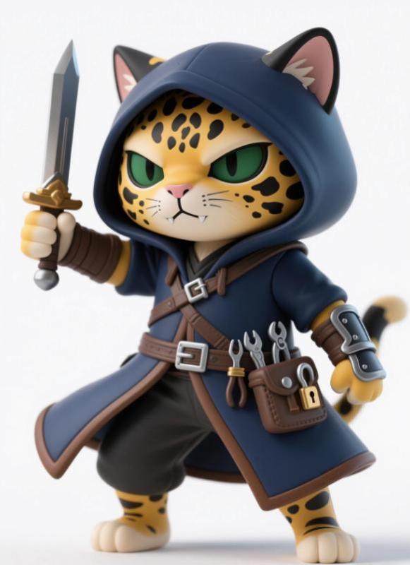 Tabaxi Rouge Chibi