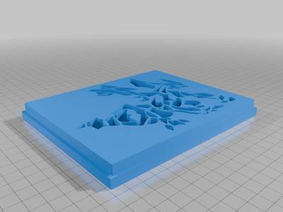 Kyurem stencil for printing