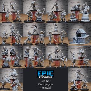 Easter Surprise Set / Rabbit & Turtle Folk Encounter / Wild Beasts & Goblin Collection / Pre-Supported