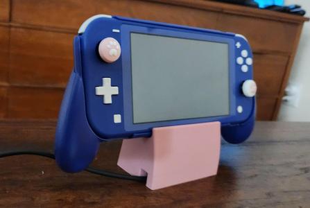 Switch stand with charger slot