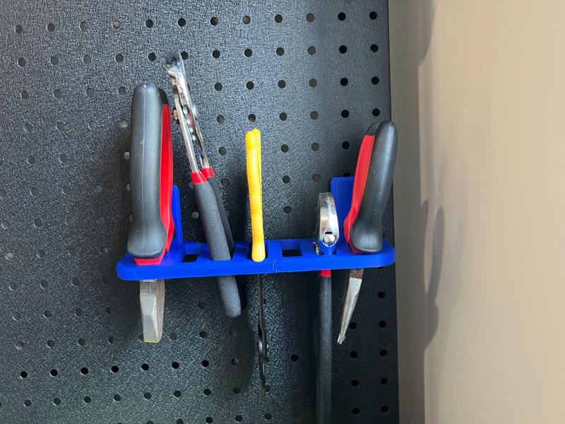 Pegboard Plier Rack