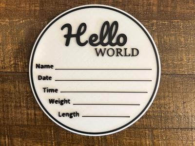 Hello World Announcement