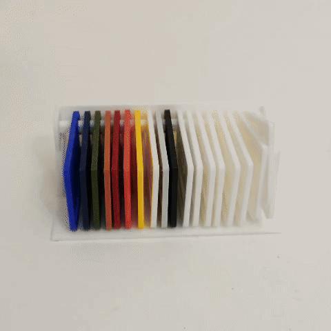 Filament Sample Holder – Slide & Lift Display