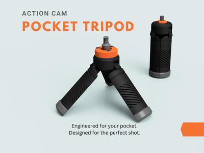 Compact Tripod for Cameras & Action Cams