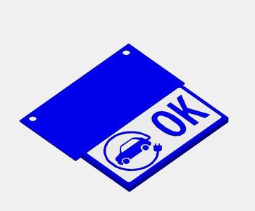 BC HOV Lane EV Sticker Model