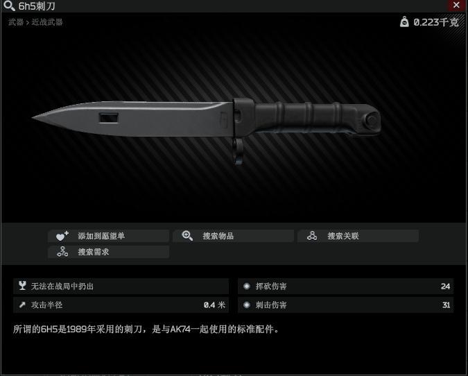 6h5 Bayonet