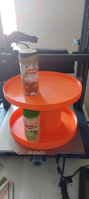 Spice tins carousel - Flat Top