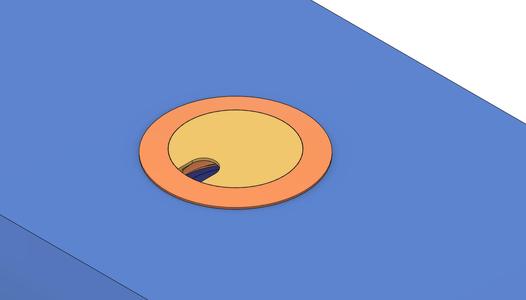 DIY Desk Grommet