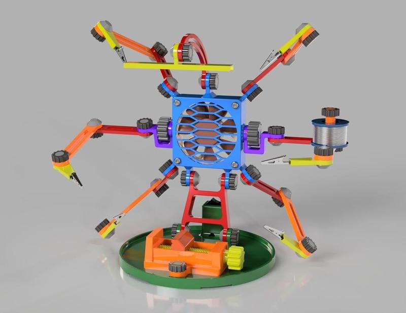 Solder station - third hand - helping hand v3