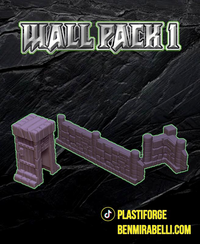 Modular terrain: wall pack one