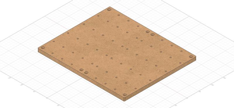 Genmitsu 3020 Y Extension Upgrade to 3040 Spoil board with laser etch grid