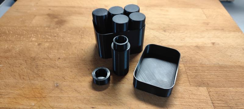Camping spice container whit box
