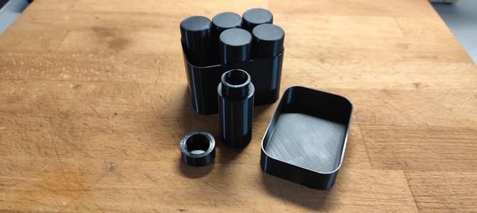 Camping spice container whit box