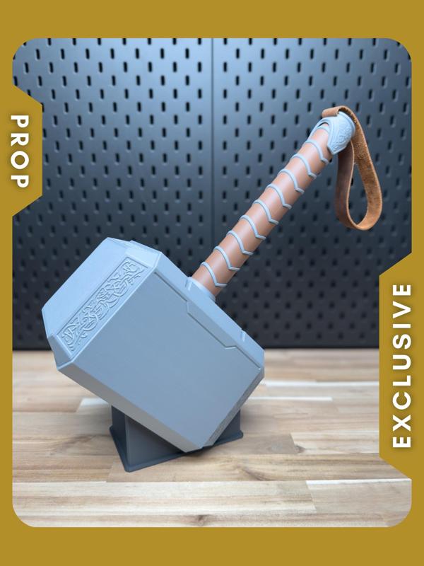 Mjölnir (Thor's Hammer) Prop Kit (No Support, No AMS, No Glue)