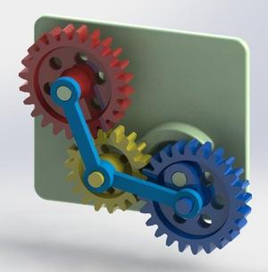 Desk Toy - Variable Speed Gears 